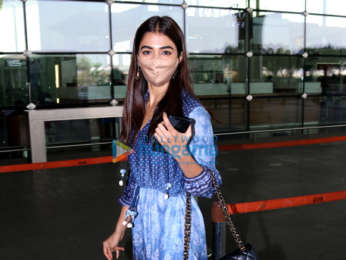 Photos: Pooja Hegde, Ekta Kapoor and Nikhil Bhambri snapped at the airport