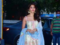 Photos: Pooja Hegde spotted outside her residential building, Melrose Apartments