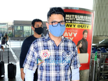 Photos: Raashi Khanna, Pulkit Samrat and Bhushan Kumar snapped at the airport