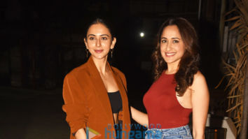 Photos: Rakul Preet Singh and Pragya Jaiswal snapped at Bastian