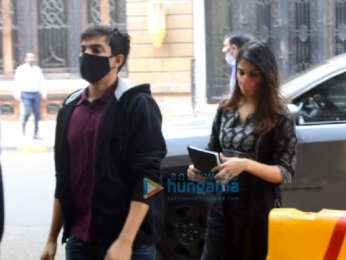 Photos: Rhea Chakraborty and Showik Chakraborty snapped arriving at the NCB office