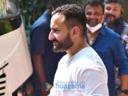 Photos: Saif Ali Khan spotted at a shoot in Bandra