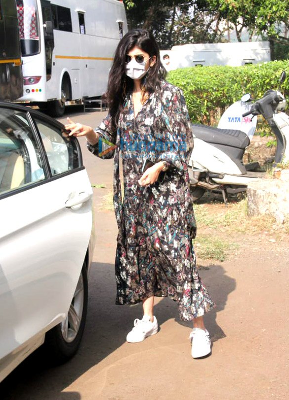 photos sanjana sanghi spotted outside the sets of a comedy show to promote her new single 3