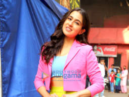 Photos: Sara Ali Khan snapped at Filmcity