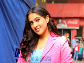Photos: Sara Ali Khan snapped at Filmcity