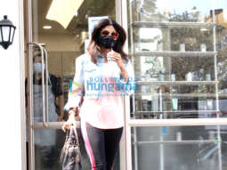 Photos: Shilpa Shetty spotted outside a salon in Bandra