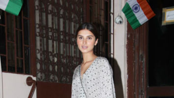 Photos: Tara Sutaria snapped at dubbing studio in Bandra