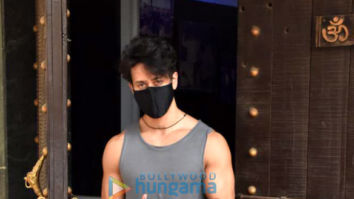 Photos: Tiger Shroff snapped at Aadesh Shrivastava’s studio in Juhu