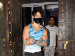 Photos: Tiger Shroff snapped at dubbing studio in Juhu