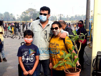 Photos: Vidya Balan spotted with her husband Siddharth Roy Kapur at Gateway Of India