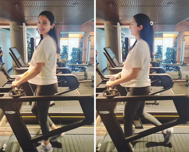 Pregnant Anushka Sharma sweats it out in the gym 