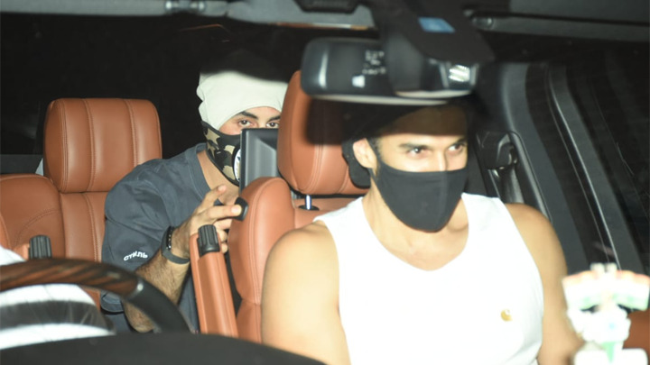 Ranbir Kapoor and Aditya Roy Kapur spotted at Arjun Kapoor’s house