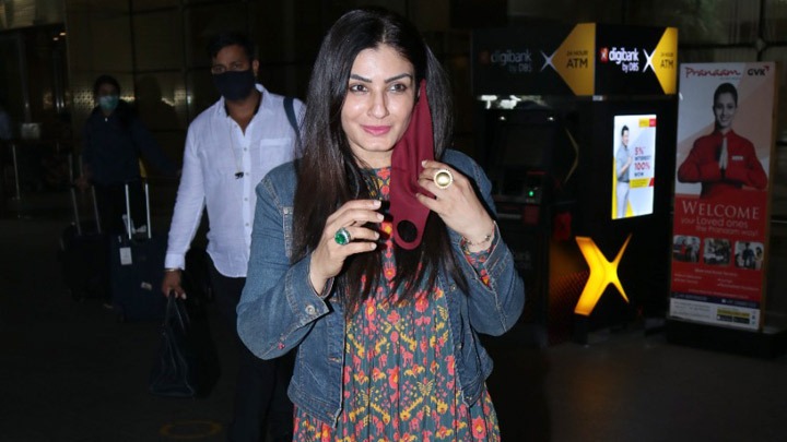 Raveena Tandon spotted at Airport