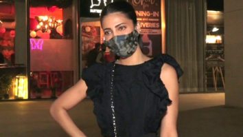 Shruti Haasan with friend spotted at restaurant for dinner