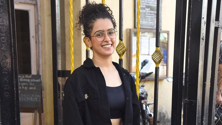 Sanya Malhotra spotted at Gym Khar