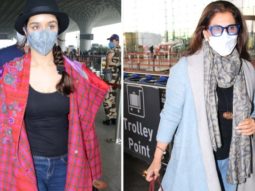 Spotted – Shraddha Kapoor and Dimple Kapadia at Airport
