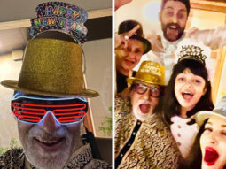 Amitabh Bachchan, Jaya Bachchan, Aishwarya Rai and Abhishek Bachchan’s fun New Year Party is all about funky glasses and party hats; see pics