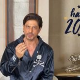 “See you all in 2021 on the big screen," says Shah Rukh Khan in his witty and creative New Year video message