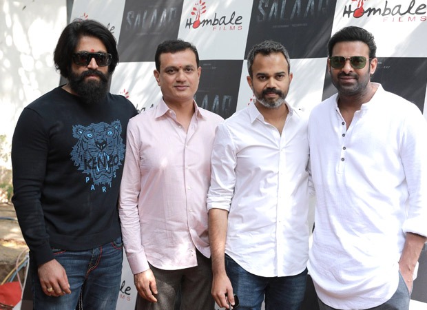 Salaar: Prabhas and Yash strike a pose at the grand launch event
