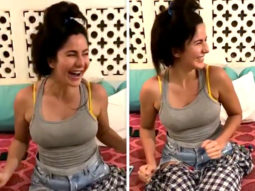 Katrina Kaif bursts out laughing as she attempts a new hair trick; watch