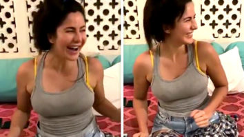 Katrina Kaif bursts out laughing as she attempts a new hair trick; watch
