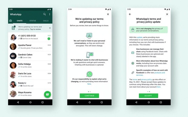 8 Reasons why the new WhatsApp privacy policy is safe and secure