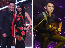 Aditya Narayan serenades wife Shweta Agarwal on the Valentine Weekend on the sets of Indian Idol Season 12