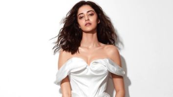 Ananya Panday looks glamourous and edgy in Nasty Gal white off-shoulder bodycon