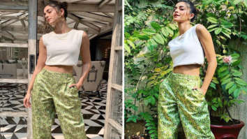 Ananya Panday’s kiwi print Selam Fessahaye pants perfect to spruce up your weekend outing wardrobe