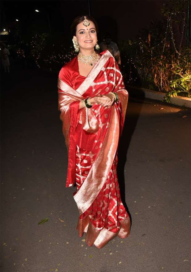 Dia Mirza’s bridal Banarasi saree is the same one that Deepika Padukone wore during Diwali 2020 (1)