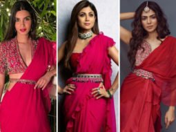 Diana Penty, Shilpa Shetty or Malavika Mohanan – who looked ravishing in fuschia Ridhi Mehra saree?