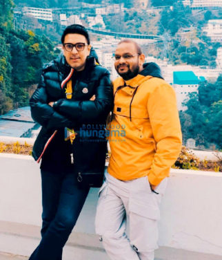 On the sets of the movie Hum Do Hamare Do