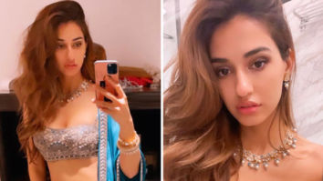Disha Patani makes regal statement in embellished teal lehenga at a friend’s wedding