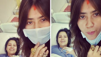 Ekta Kapoor shares an adorable video with new-mommy Anita Hassanandani, says, “Mera bhanja hua hai”