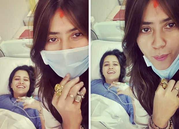 Ekta Kapoor shares an adorable video with new-mommy Anita Hassanandani, says, “Mera bhanja hua hai”