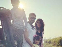 Ayushmann Khurrana, Tahira Kashyap and their kids enjoy jungle safari with kids at Kaziranga National Park