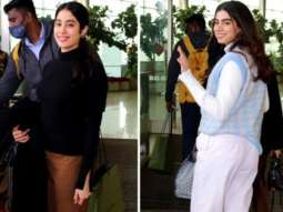 Janhvi Kapoor and Khushi Kapoor spotted at Airport