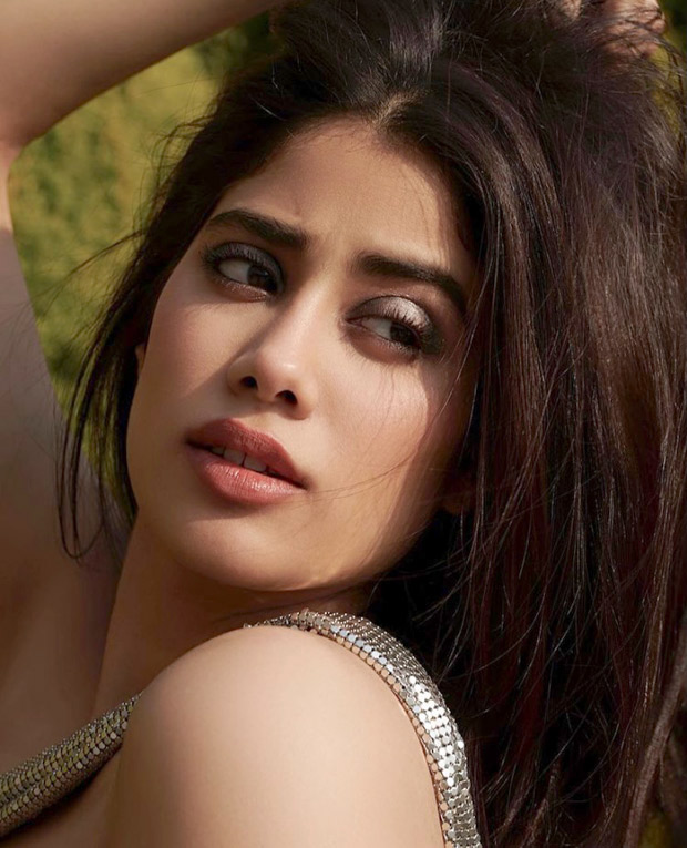 Janhvi Kapoor gives major beauty goals in shimmery glow up and silver metallic thigh-high slit gown