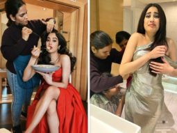 Janhvi Kapoor goes from looking a glam diva to struggling to fit in an outfit