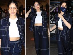 Janhvi Kapoor looks super chic and comfy in denim co-ord set at the airport