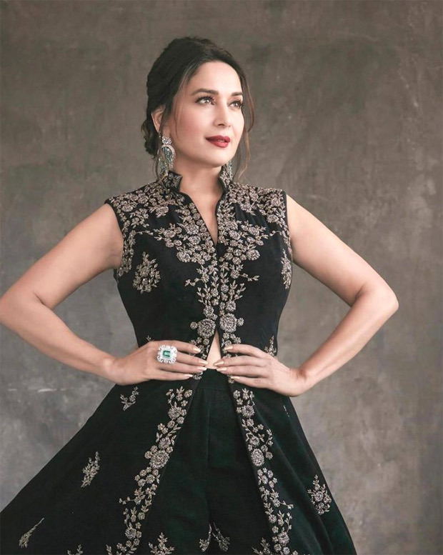 Madhuri Dixit exudes sheer elegance in Rs. 71k modern ethnic attire for Dance Deewane launch