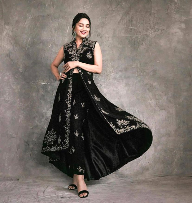 Madhuri Dixit exudes sheer elegance in Rs. 71k modern ethnic attire for Dance Deewane launch