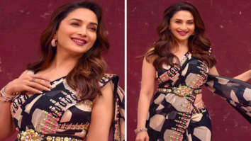 Madhuri Dixit looks radiant and graceful in Rs. 72,800 georgette saree as she kicks off new season of Dance Deewane
