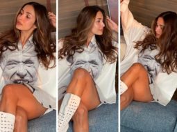 Malaika Arora is summer ready while making a statement in an oversized shirt and white boots