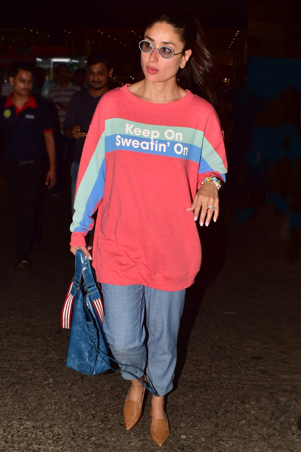 Oversized hoodie trend taking over Kareena Kapoor Khan, Anushka Sharma, Tara Sutaria, Ananya Panday's wardrobe-