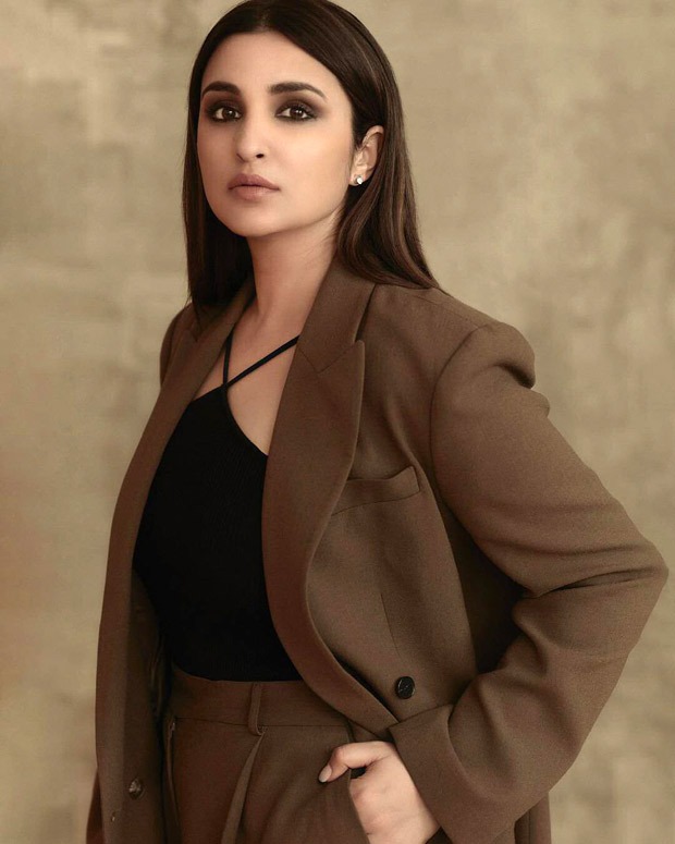 Parineeti Chopra aces the power dressing in pantsuit with smokey eye glam for The Girl On The Train promotions