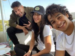 PhoneBhoot trio Katrina Kaif, Ishaan Khatter and Siddhant Chaturvedi enjoy lakeside view in Udaipur