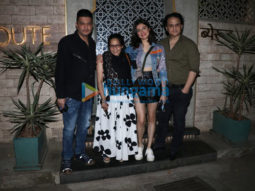 Photos: Bhushan Kumar, Divya Khosla Kumar, Radhika Rao and Vinay Sapru snapped at Bayroute in Juhu