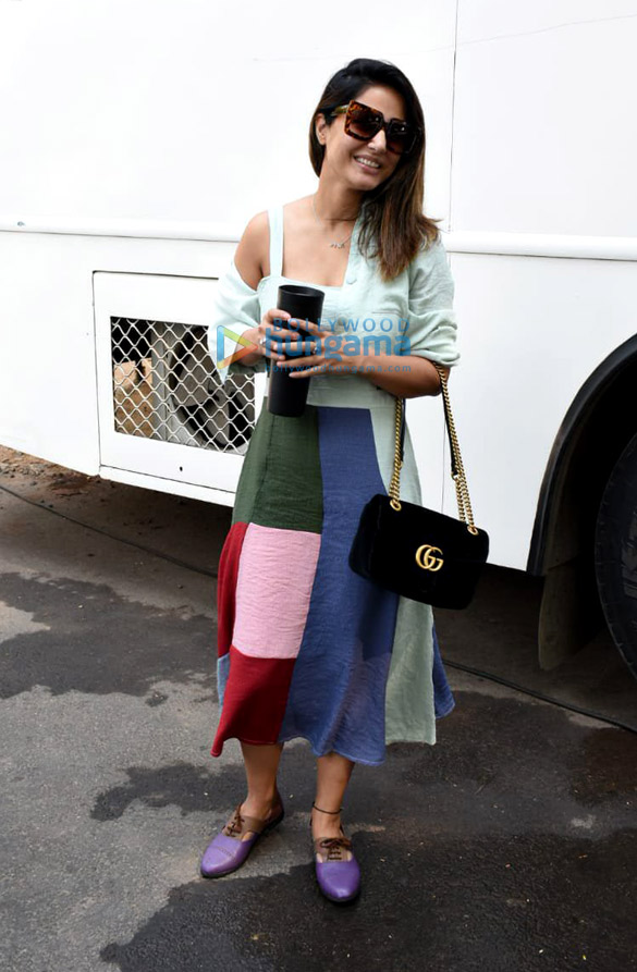 photos hina khan spotted at film city 1 2