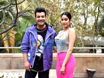 Photos: Janhvi Kapoor and Varun Sharma promote their film Roohi